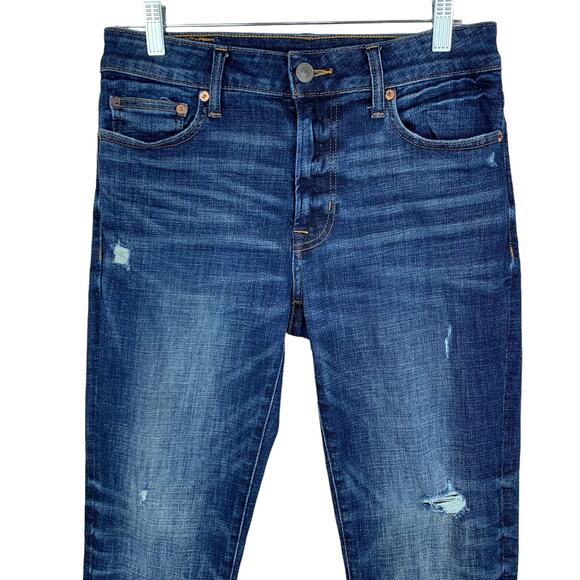 American Eagle Jeans Slim Straight Distressed Stretchy Men's 30 x 30 (29 x 29) - Picture 2 of 12